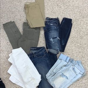 American eagle size 4 Jean bundle